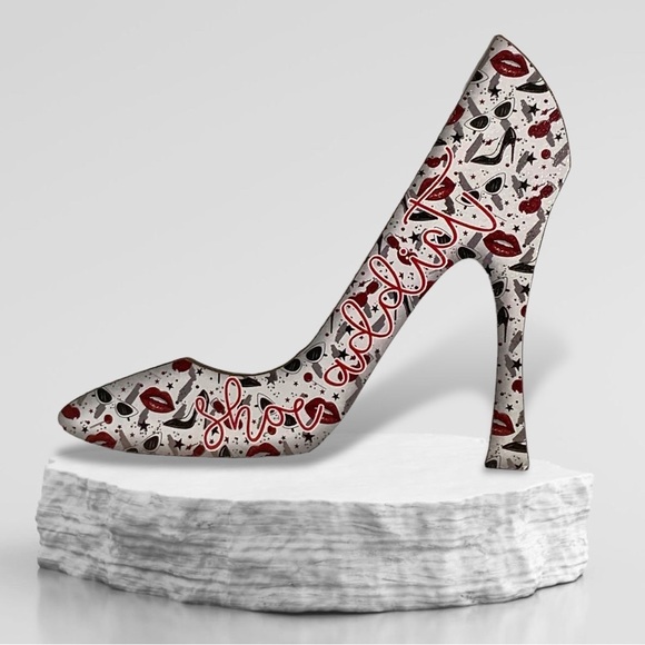 Plaque High Heel Wall Sign Picture Fashion Diva Home Decor 10 W X 8 H inches - Picture 11 of 11